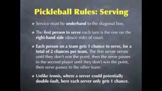 Pickleball Rules