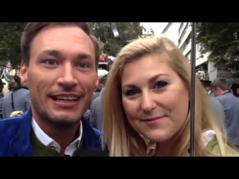 Stephanie Günther & Thomas Gierling live Wiesn Gaudi TV - Festzug Wiesnwirte 2014