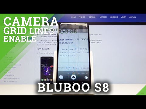 How to Turn On / Off Grid Lines in BLUBOO S8 – Camera Settings