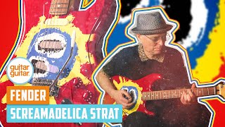 Video thumbnail for FIRST LOOK at the Fender Screamadelica Strat with Primal Scream Guitarist Andrew Innes by GUITARGUITAR