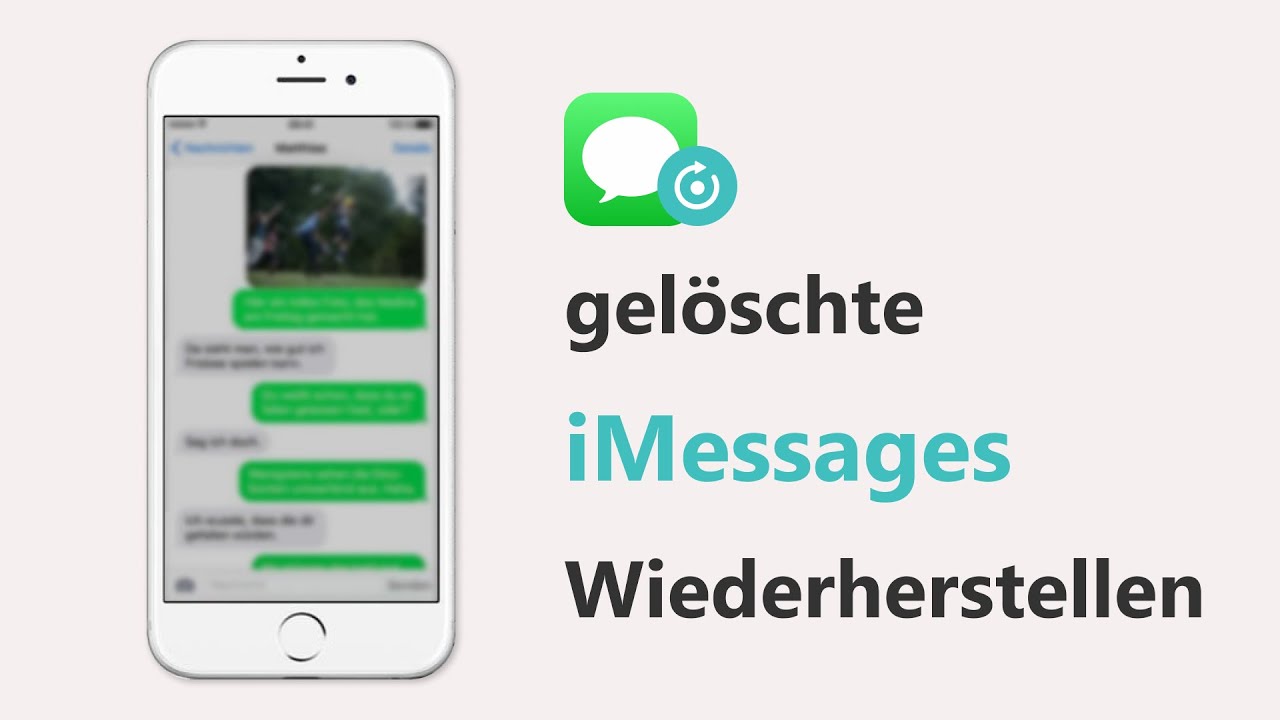 gelöschte iMessage Nachrichten wiederherstellen