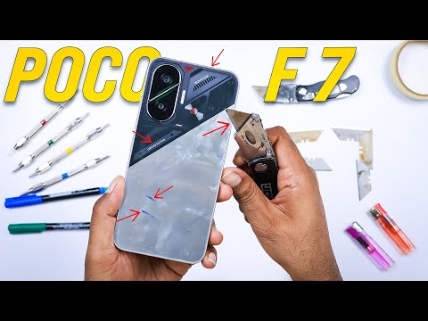 POCO F7 Durability Test 💥 IP 69 Water Test, Scratch, Burn & Bend Tested !