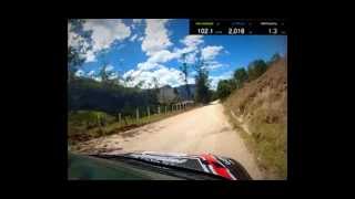 preview picture of video 'Esteban Lopez & Juan Molina #338_Rally De Giron 2013_Etapa 1_Peugeot 206 XS'