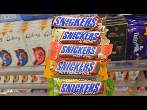 Snickers Chocolate Price 🇮🇳 Original | Almond | Berry Whip | Butterscotch | Kesar Pista