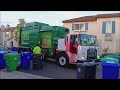 Think Green Think Clean Autocar ACX Mcneilus Msl On The Special Route