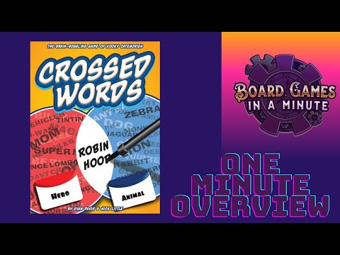 One Minute Overview of Crossed Words