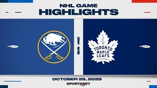 Download the video "NHL Highlights | Sabres vs. Maple Leafs - October 25, 2025"