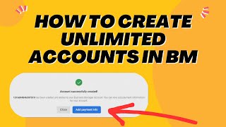 How to Create Unlimited Accounts In BM | Easy Meta