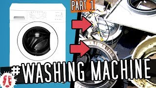 HOW TO Disassemble A Washing Machine To Salvage Parts [WMTeardown Part 1/3] #Teardown #FreeStuff
