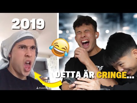 REAGERAR PÅ MINA VIRALA TIKTOKS FRÅN 2019 (Tar kanske bort videon...)