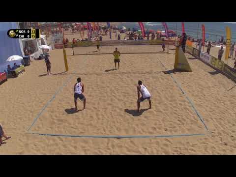 Mol.A/Sørum (NOR) vs Grimalt/Grimalt (CHI) FIVB Espinho Round 2