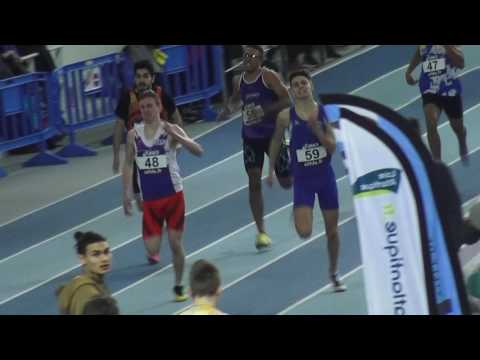 400 m cam et jum , Championnats de France Cadets, Juniors en salle