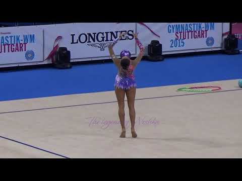Natalia GARCIA TIMOFEEVA (ESP) ball - 2015 Stuttgart worlds Qualifs