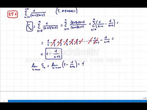 Analisi Matematica 2 - Lezione 11 (semi-grezza): Introduzione alle Serie Numeriche