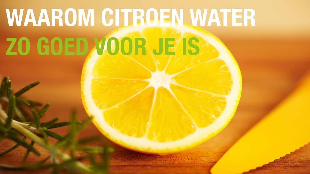 Drink dit voor je koffie! | FIT-KIT Citroen water