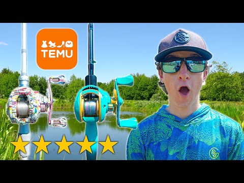 I Went Fishing With The BEST Temu Rods & Reels (Any Good?)