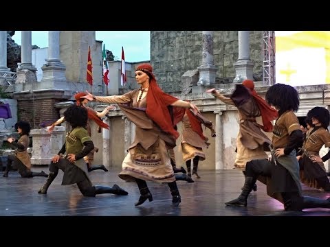 Georgian Dances - Khorumi Dance Ensemble Georgia Грузия - Folklore Festival Plovdiv 2018