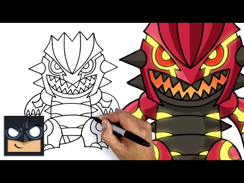 How To Draw Primal Groudon | Pokemon