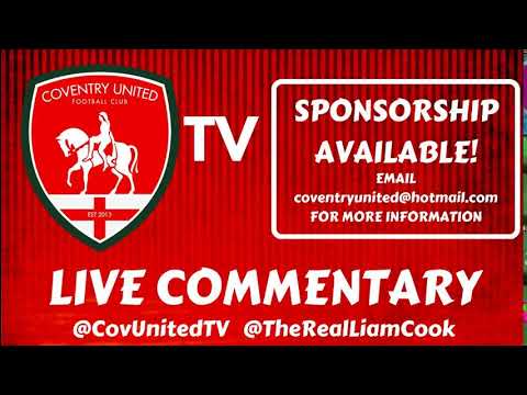 Rugby Town vs Coventry United - LIVE COMMENTARY