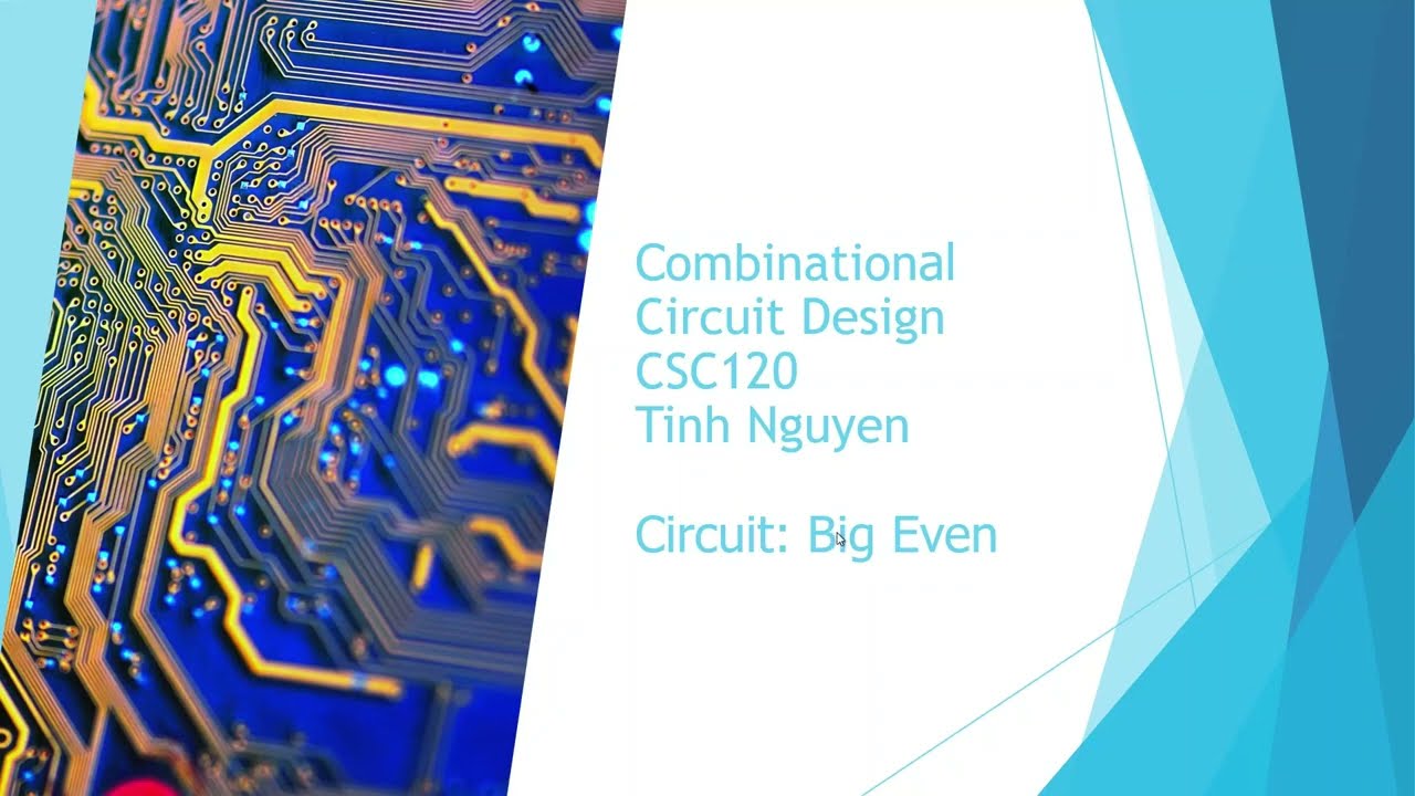 C1- Introduce LogiSim Evolution - Circuit: Big Even