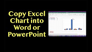 How to copy a Excel chart into PowerPoint and Word so l it will update