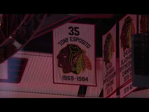 Honoring Tony Esposito at Home Opener | Chicago Blackhawks