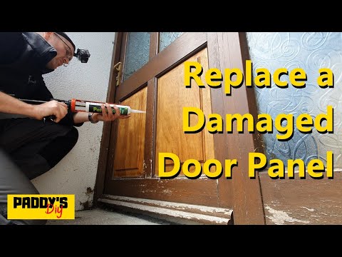 Replace a Damaged Wooden Door Panel