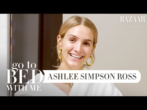 Ashlee Simpson Ross' Nighttime Skincare Routine | Go To Bed With Me | Harper's BAZAAR
