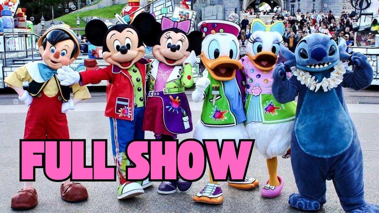 🌈 A Million Splashes of Colour 2026 FULL SHOW | Disneyland Paris Parade 4K