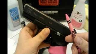 HOW TO : COLOR IN YOUR GUNS LETTER ENGRAVING ( NAIL POLISH MOD and CRAYON MOD ) DO IT YOURSELF