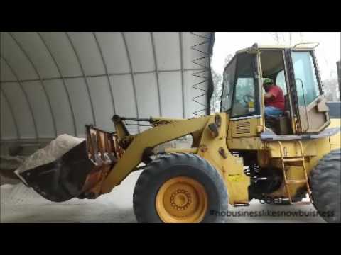 Georgia DOT Loading Dump Trucks with Salt