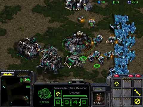 Starcraft Remastered Terran Unit Control and Micro