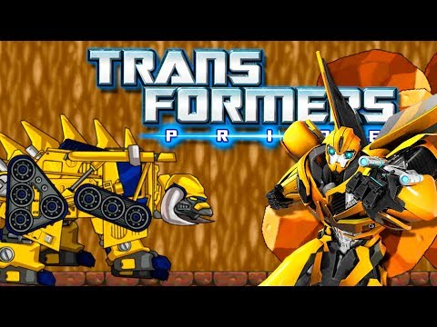 Dino Robot Stegosaurus Game + Transformer BumbleBee Game: Rescue Mission for Robots