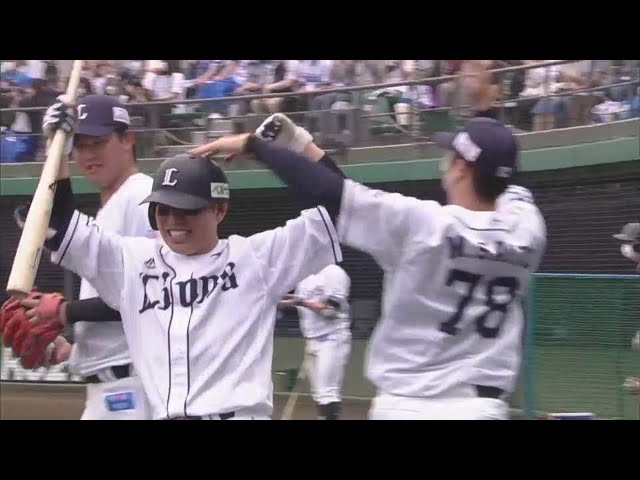 【ファーム】ライオンズ・中熊大智 ライトへ今シーズン公式戦初ホームラン!! 2022年6月18日  埼玉西武ライオンズ 対 横浜DeNAベイスターズ