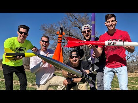 , title : 'Model Rocket Battle | Dude Perfect'