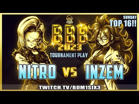 BBB2023 | DBFZ | Nitro vs RISE | Inzem TOP 16 | Old teammates GO AT IT!!!