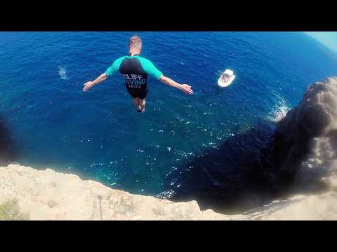 IBIZA CLIFF DIVING 2017 MAY - Ismael and Belgian Champion Robi