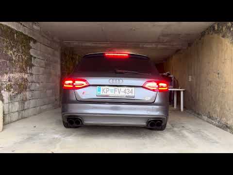 Audi S4 b8.5 stage 2 catless downpipe & Supersprint exhaust - Cold start