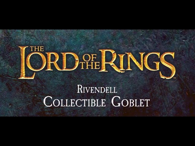 Vídeo relacionado con Nemesis Now Copa Rivendell de Lord of The Rings con licencia oficial, color blanco, 19,5 cm