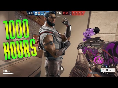 What 1000 HOURS of ORYX Experience Looks Like - Rainbow Six Siege