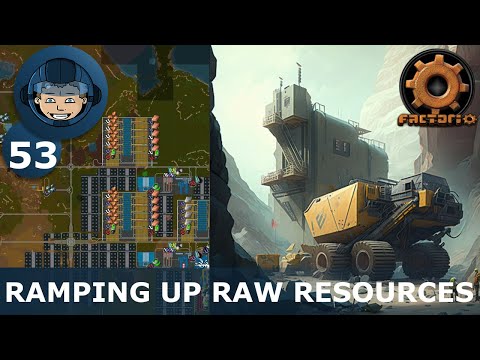 RAMPING UP RAW RESOURCES (1.2k SPM) - Step 53: Factorio Megabase (Step-By-Step)