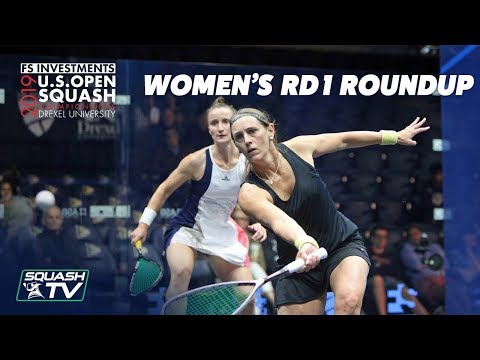 Squash: U.S. Open 2019 - Women's Rd 1 Roundup