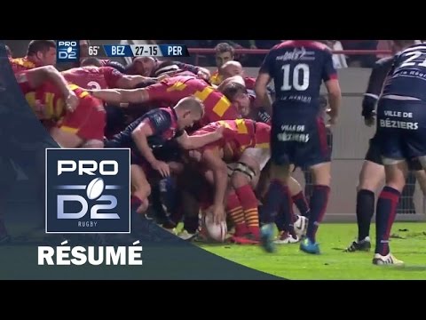 PRO D2 - Résumé Béziers-Perpignan: 27-22 - J13 - Saison 2015/2016