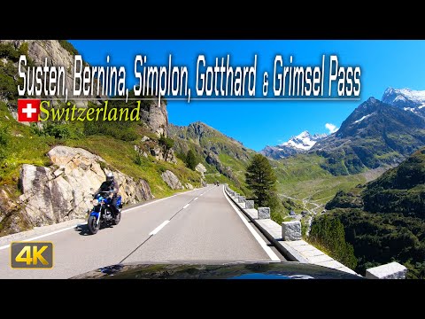 Driving in SWITZERLAND - Top 5 Mountain Passes in the Swiss Alps 2024