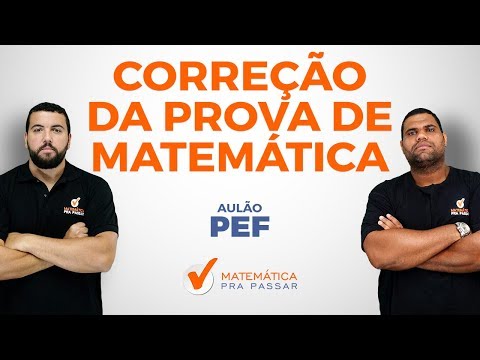 PEF/SME EXAM - RJ: MATHEMATICS TEST CORRECTION - PART 1.[2016]