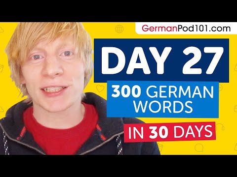 Day 1 10 300 Learn 300 German Words in 30 Days Challenge