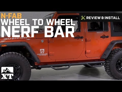 Jeep Wrangler (2007-2017 JK)  N-Fab Wheel To Wheel Nerf Step Review & Install