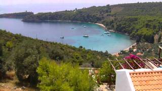 preview picture of video 'Alonissos - Tzortzi Gialos   view from the road to Leftos Gialos, 2010'