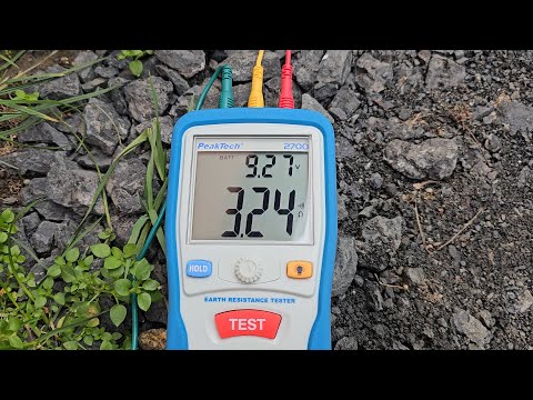 PeakTech P 2700 Digital earth tester 0-2000Ω - review and quick test