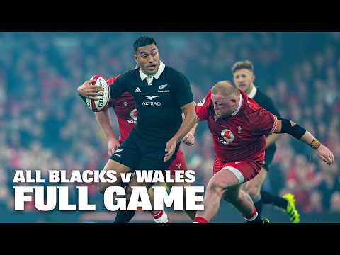 All Blacks v Wales Cardiff, 2025 | FULL GAME